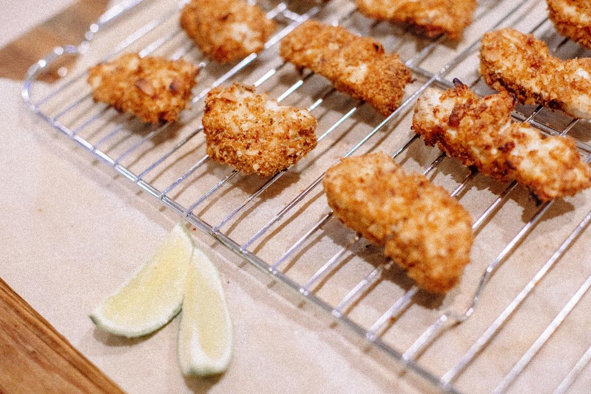 CoconutCrusted Fish Fingers Fusion Health