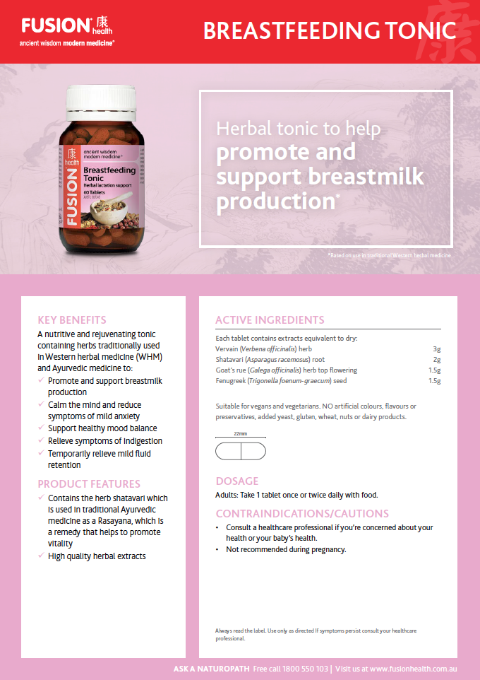 Breastfeeding Tonic Fusion Health